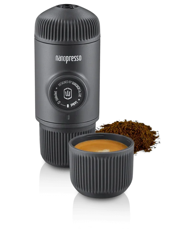 WACACO Nanopresso Portable Espresso Machine Black + NS Adapter - Tashqila WACACO Nanopresso Portable Espresso Machine Black + NS Adapter - Tashqila